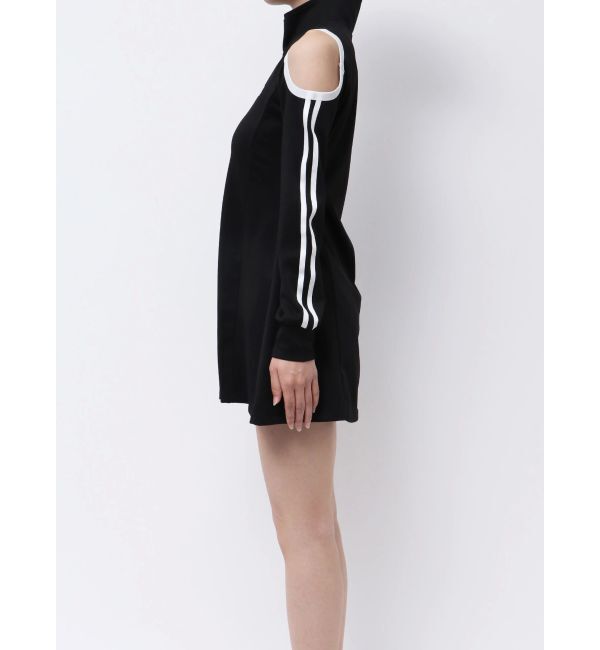 GYDA「GD track 2ラインオープンショルダーフレアワンピース」|ワンピース|