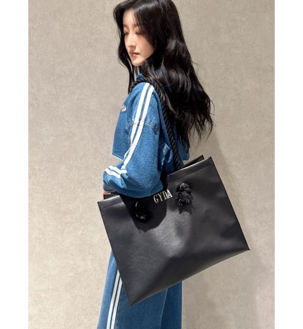GYDA「GYDAロープLフェイクレザートートBAG」|トートバッグ|