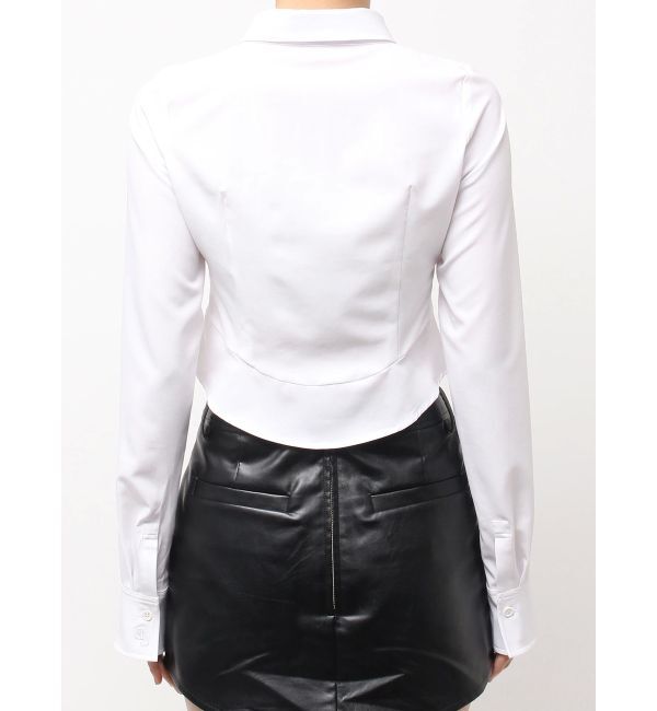 GYDA「W ZIPギャザータイトシャツ」|シャツ・ブラウス|