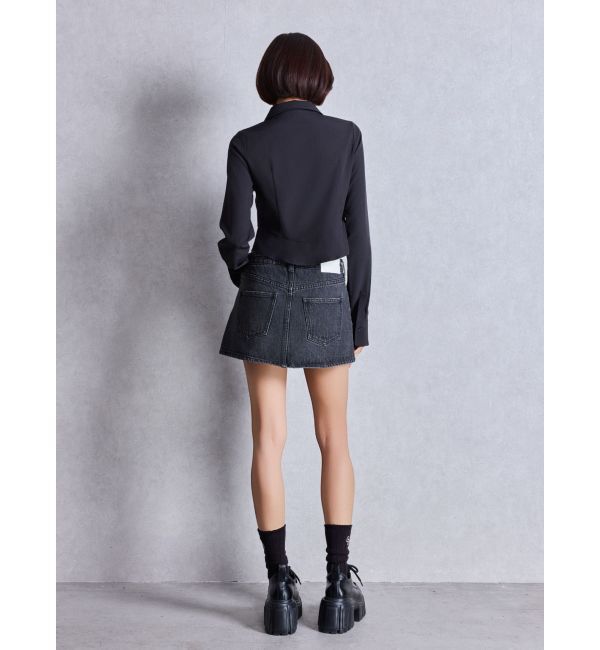 GYDA「W ZIPギャザータイトシャツ」|シャツ・ブラウス|