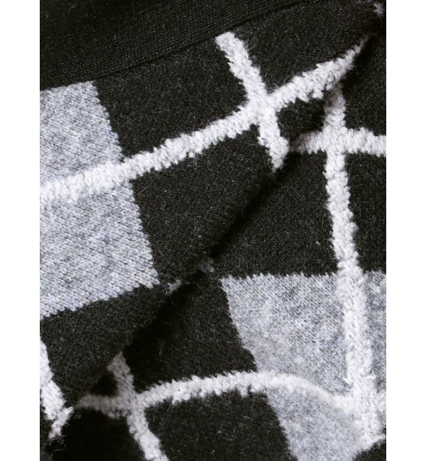 GYDA「アーガイルニットカーディガン」|カーディガン|