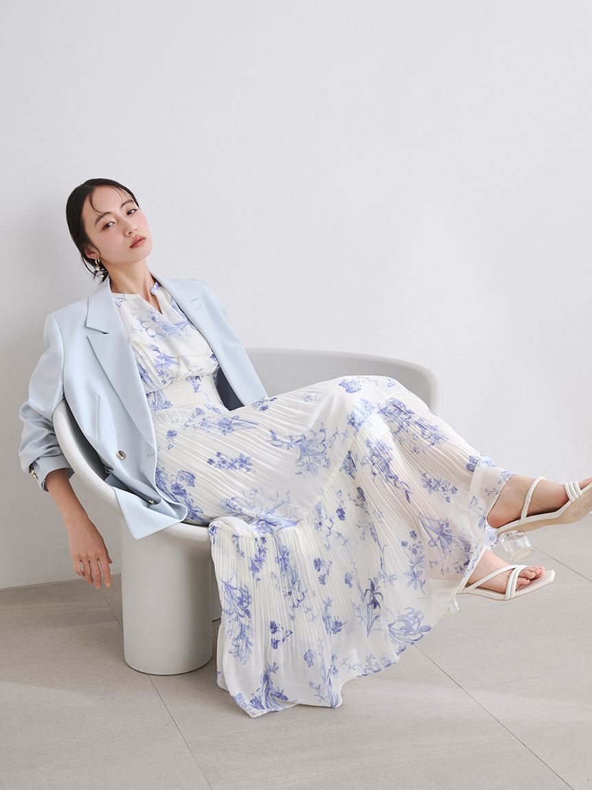 FRAY I.D「ダブルブレストシンプルジャケット／ウォッシャブル」|テーラードジャケット|