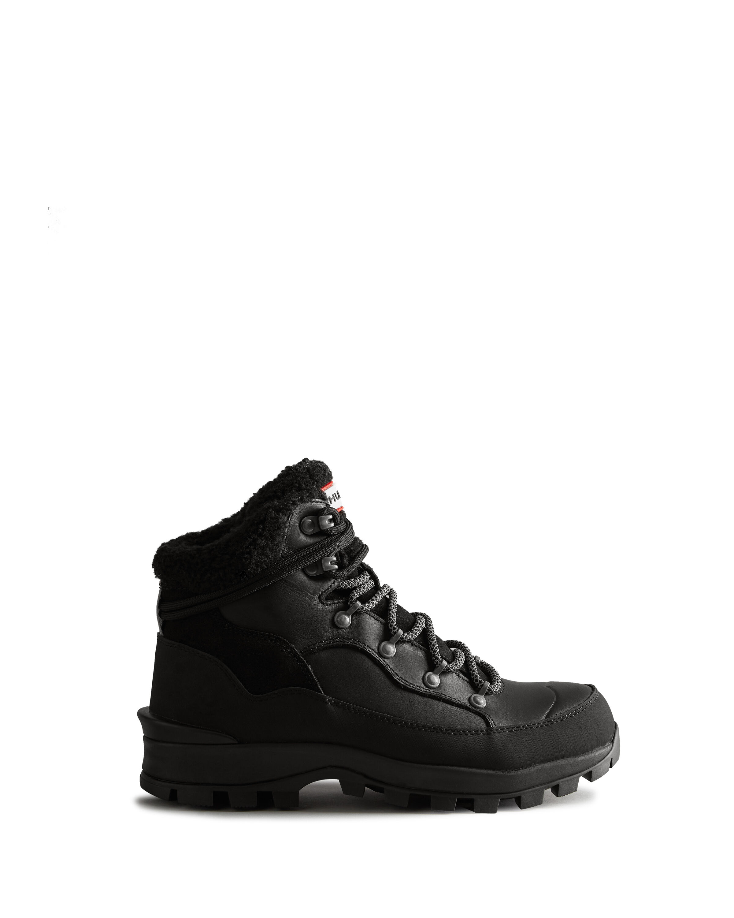 HUNTER「WOMENS EXPLORER LEATHER BOOT」|ショートブーツ|BLK