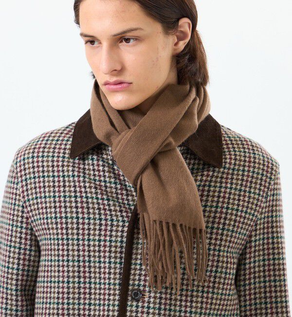 MACKINTOSH PHILOSOPHY「ウォッシャブルカシミヤ ソリッドマフラー」|マフラー|ダークブラウン