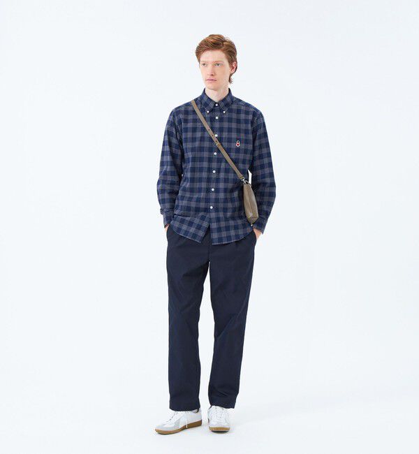 MACKINTOSH PHILOSOPHY「バッキンガムベア シャンブレーネル/チェック 長袖ボタンダウン」|シャツ・ブラウス|
