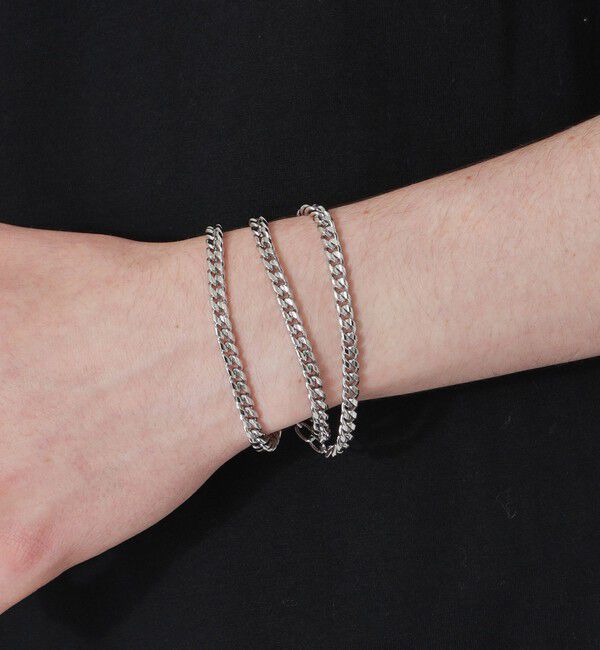  「【UNISEX】フラットリンクチェーン3WAYネックレス」|ネックレス|