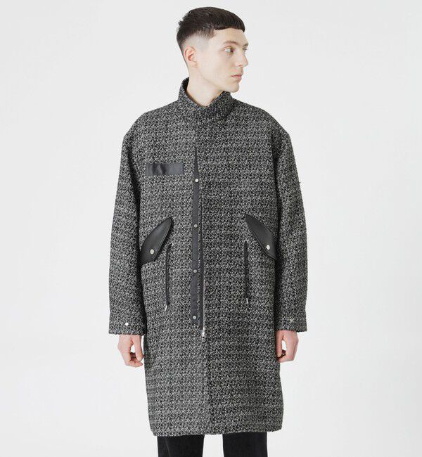  「バイカラーツイードM-65」|その他|ブラック