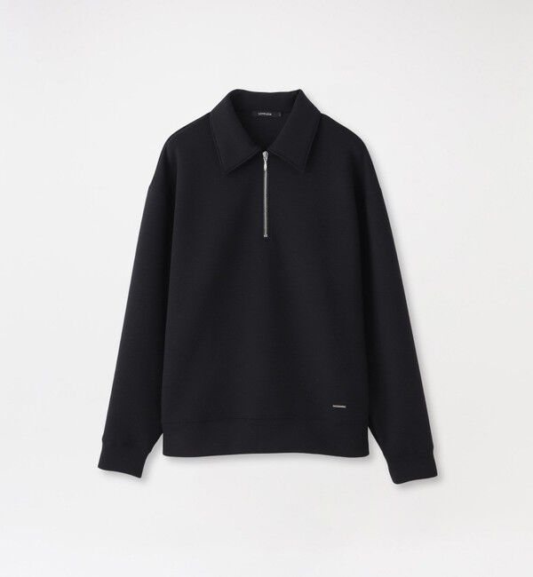  「ダンボールハーフジッププルオーバー」|Tシャツ・カットソー|ブラック