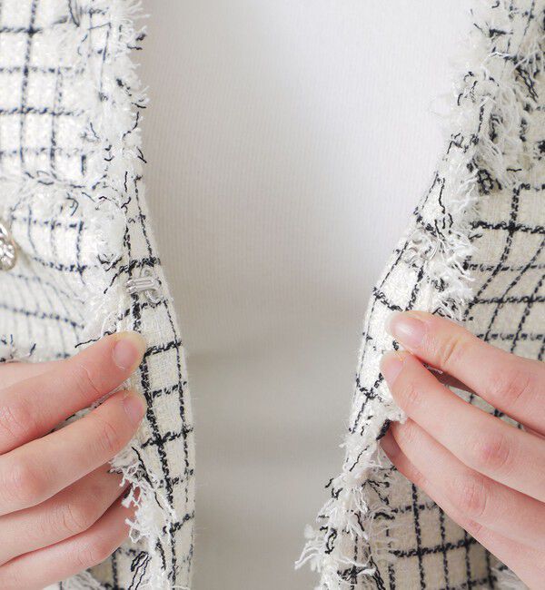  「ファンシーツイードジャケット」|ブルゾン・スタジャン|