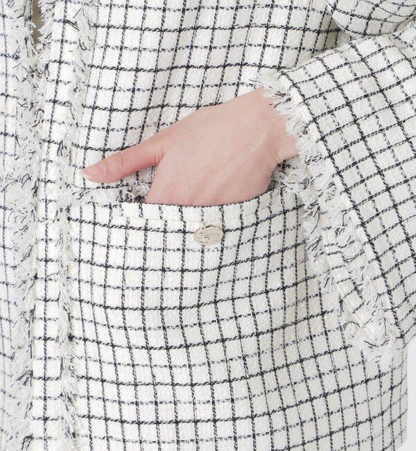  「ファンシーツイードジャケット」|ブルゾン・スタジャン|