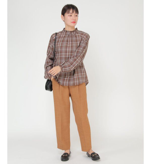 ikka「襟フリル長袖2WAYブラウス」|シャツ・ブラウス|