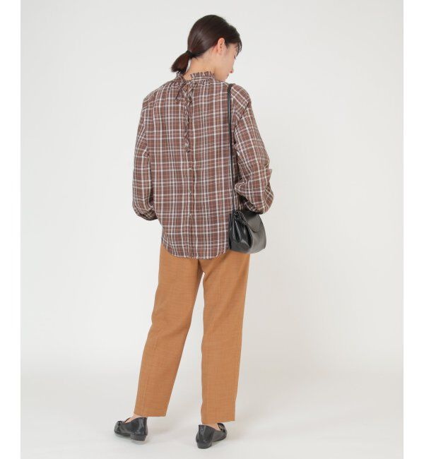 ikka「襟フリル長袖2WAYブラウス」|シャツ・ブラウス|