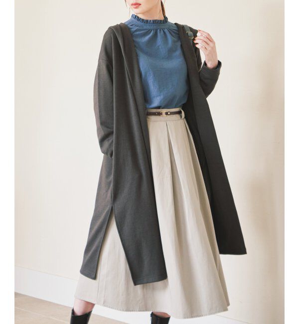 ikka「襟フリル長袖2WAYブラウス」|シャツ・ブラウス|