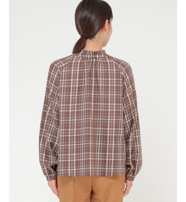 ikka「襟フリル長袖2WAYブラウス」|シャツ・ブラウス|