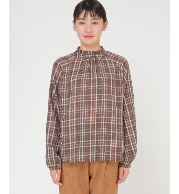 ikka「襟フリル長袖2WAYブラウス」|シャツ・ブラウス|