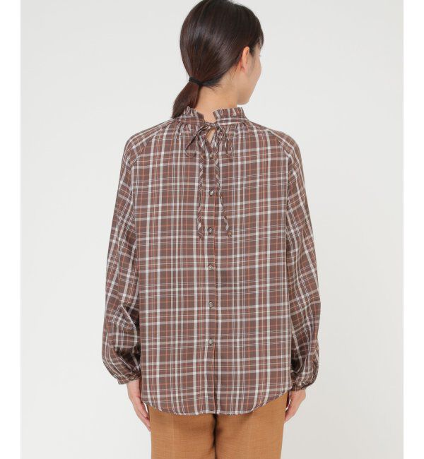 ikka「襟フリル長袖2WAYブラウス」|シャツ・ブラウス|