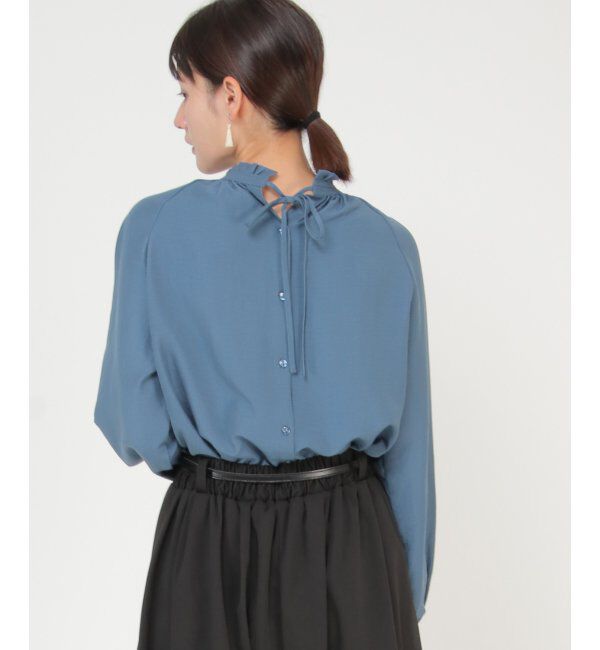 ikka「襟フリル長袖2WAYブラウス」|シャツ・ブラウス|