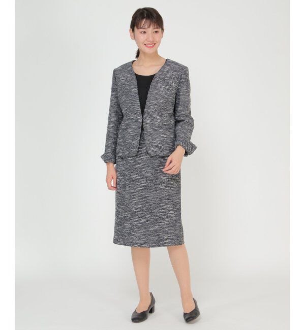 IKKA LOUNGE「ファンシーツイードスカート」|スカート|