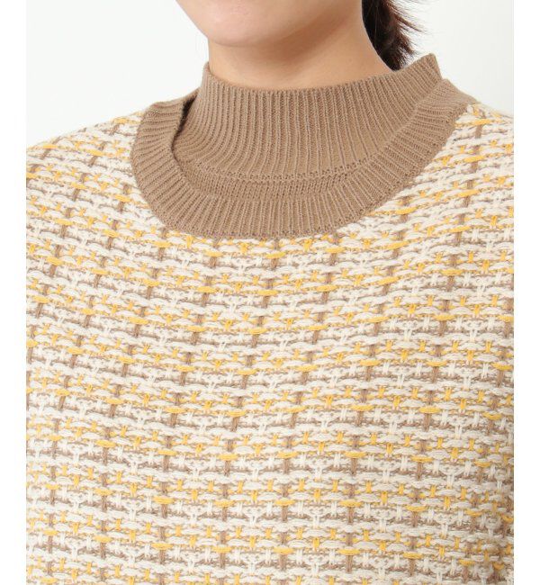 ikka「【2点セット】ニットベストワンピースアンサンブル」|ワンピース|