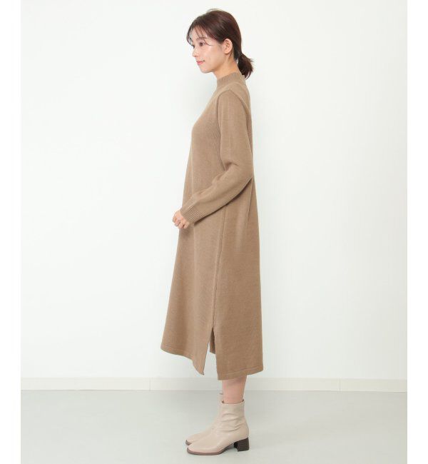 ikka「【2点セット】ニットベストワンピースアンサンブル」|ワンピース|