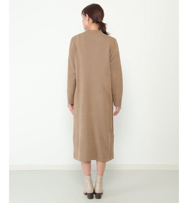 ikka「【2点セット】ニットベストワンピースアンサンブル」|ワンピース|