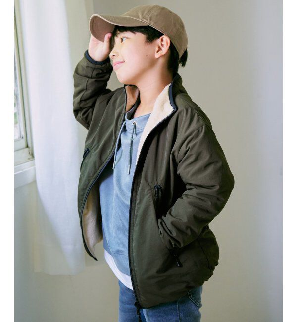 ikka kids「【親子おそろい】リバーシブルフェイクファーブルゾン（110~160cm）」|その他|