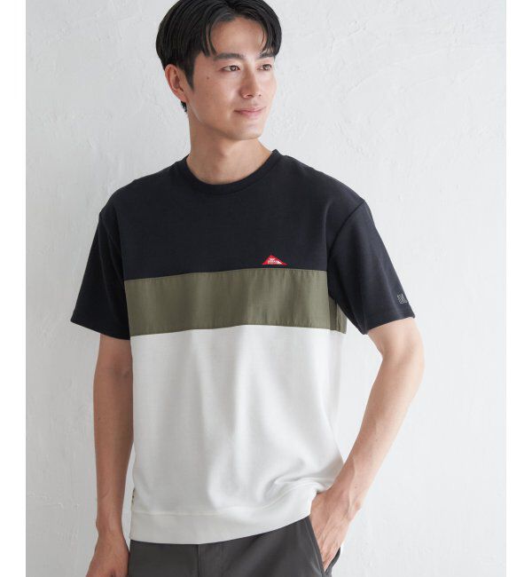 ikka「URBAN NATURE LIFE アーバンネイチャーライフ ワンポイント切り替えTシャツ」|Tシャツ・カットソー|