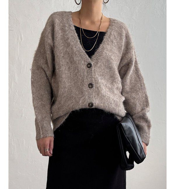 Lbc with Life「ふんわりMIXカーディガン」|カーディガン|