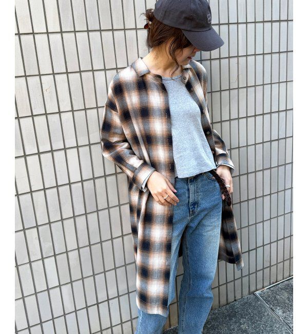 Lbc with Life「コットンチェック3WAYワンピ」|ワンピース|