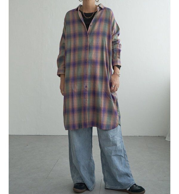 Lbc with Life「コットンチェック3WAYワンピ」|ワンピース|