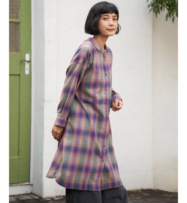 Lbc with Life「コットンチェック3WAYワンピ」|ワンピース|