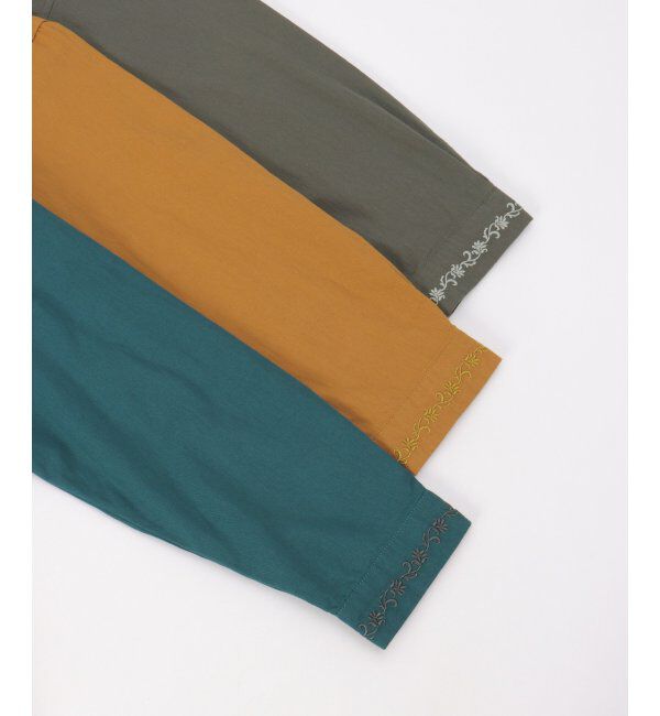 Lbc with Life「エクリュ ミニポケ刺繍シャツワンピース」|ワンピース|