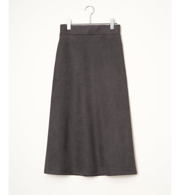 Lbc with Life「スエードポンチロングスカート」|スカート|