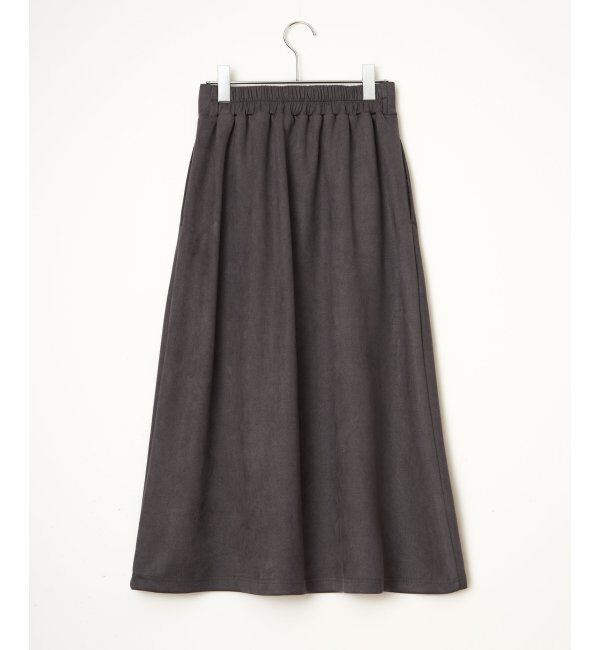 Lbc with Life「スエードポンチロングスカート」|スカート|
