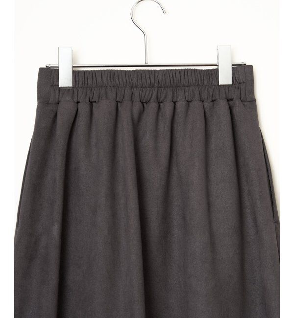 Lbc with Life「スエードポンチロングスカート」|スカート|