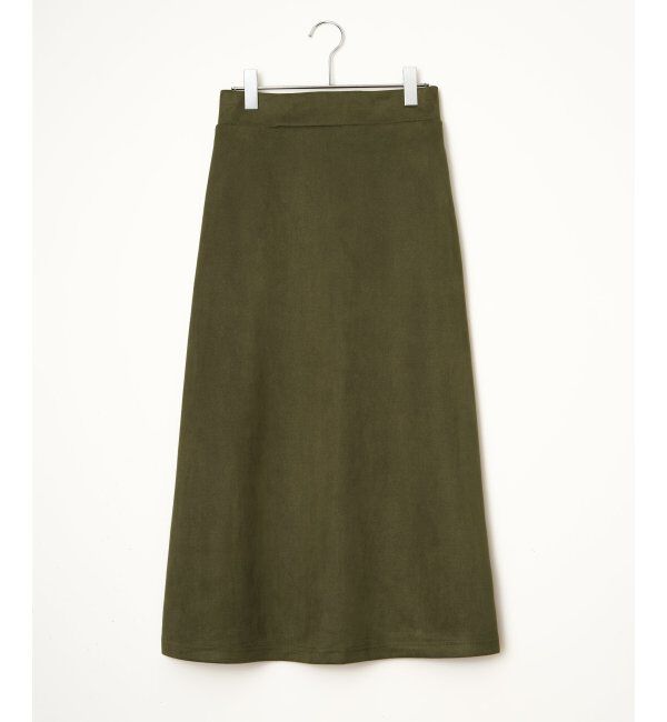 Lbc with Life「スエードポンチロングスカート」|スカート|