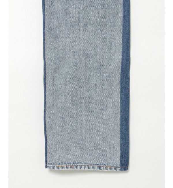 VENCE share style「センター切り替えワイドデニムパンツ」|デニム|