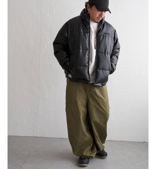 VENCE share style「【ユニセックス】VISION STREET WEAR ヴィジョンストリートウェア 中綿フェイクレザーブルゾン」|ブルゾン・スタジャン|