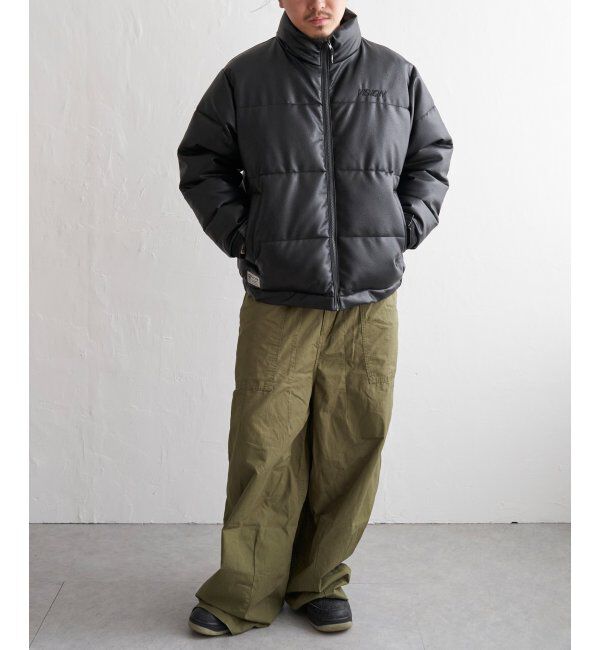 VENCE share style「【ユニセックス】VISION STREET WEAR ヴィジョンストリートウェア 中綿フェイクレザーブルゾン」|ブルゾン・スタジャン|