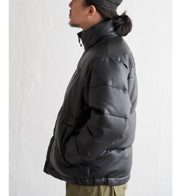 VENCE share style「【ユニセックス】VISION STREET WEAR ヴィジョンストリートウェア 中綿フェイクレザーブルゾン」|ブルゾン・スタジャン|