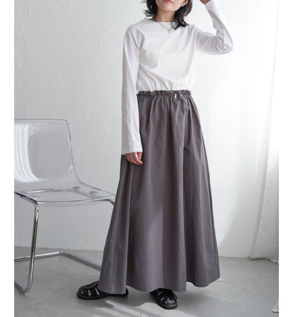 VENCE share style「綿天竺&times;合繊ワンピース」|ワンピース|