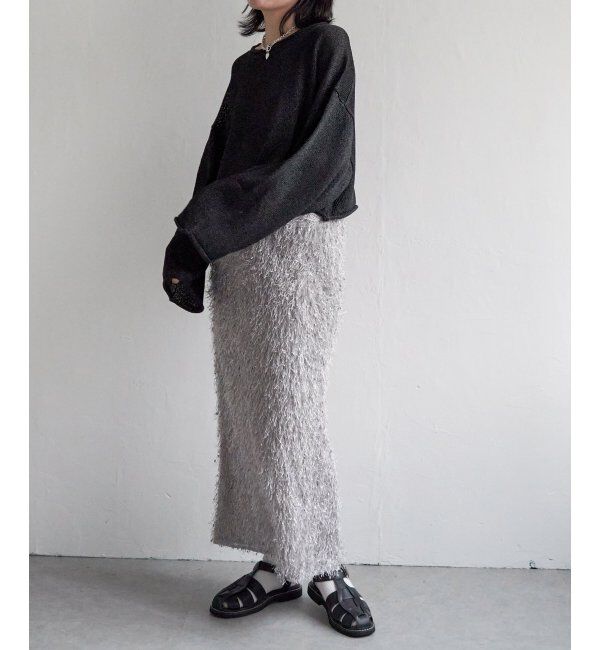 VENCE share style「カットフェザーIラインスカート」|スカート|