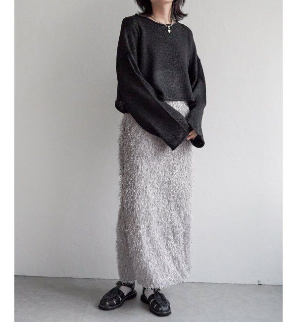 VENCE share style「カットフェザーIラインスカート」|スカート|