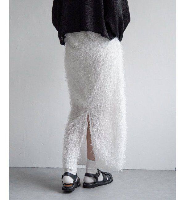 VENCE share style「カットフェザーIラインスカート」|スカート|