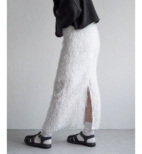 VENCE share style「カットフェザーIラインスカート」|スカート|