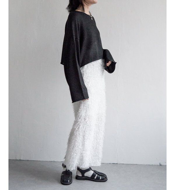 VENCE share style「カットフェザーIラインスカート」|スカート|