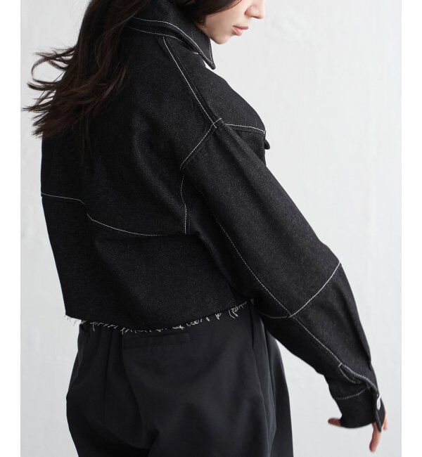 VENCE share style「リジットデニムショートジャケット」|その他|