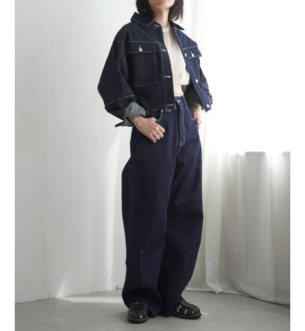 VENCE share style「リジットデニムショートジャケット」|その他|