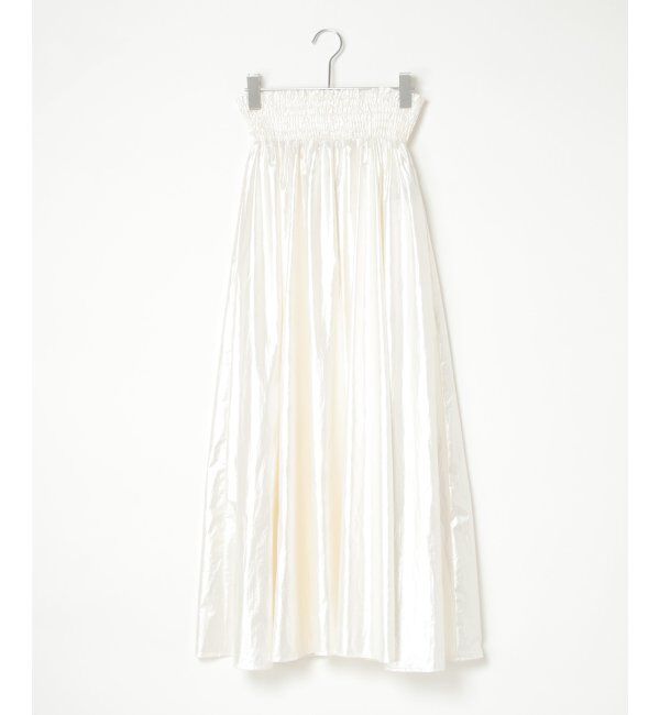 VENCE share style「メタリックギャザースカート」|スカート|