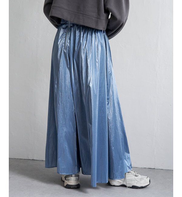 VENCE share style「メタリックギャザースカート」|スカート|